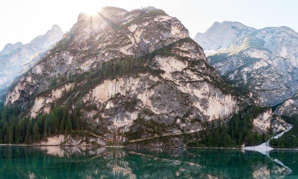 Südtirol Pragser Wildsee Schutzwald South Tyrol Prags
