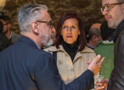 Forst Holzsektor Branchentreff Carla Ghirardini Rudi Rienzer Arnold Malfertheiner