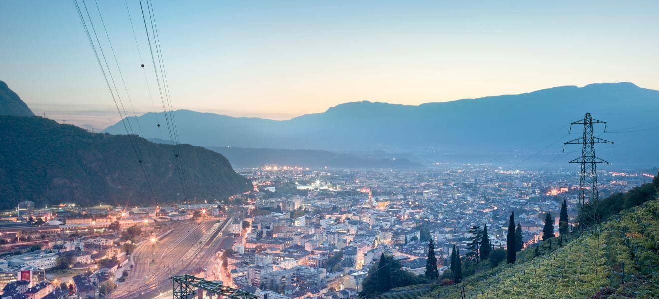 Bozen Hauptstadt Südtirol Talkessel