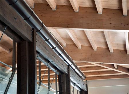 Museum Saló Sanierung Restaurierung Leimträger Rubner Holzbau
