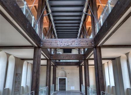 Museum Saló Sanierung Restaurierung Leimträger Rubner Holzbau