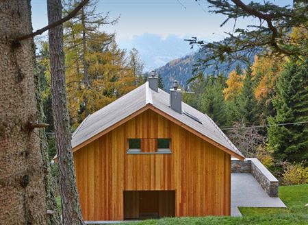 Vigiljoch Raffeiner Fereinhaus Holz Wald