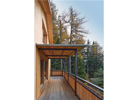 Vigiljoch Raffeiner Fereinhaus Holz Wald